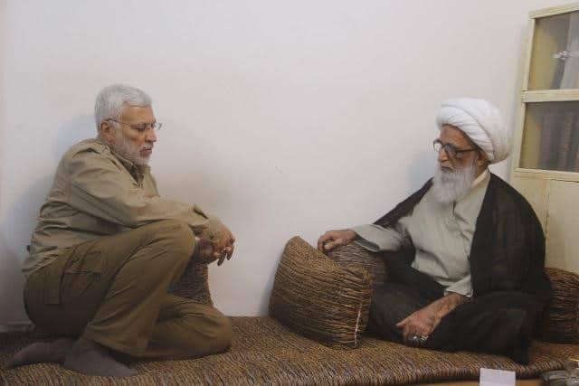 Abu Mehdi Muhandis Meets With Senior Iraqi Shiite Cleric In Najaf Fdd