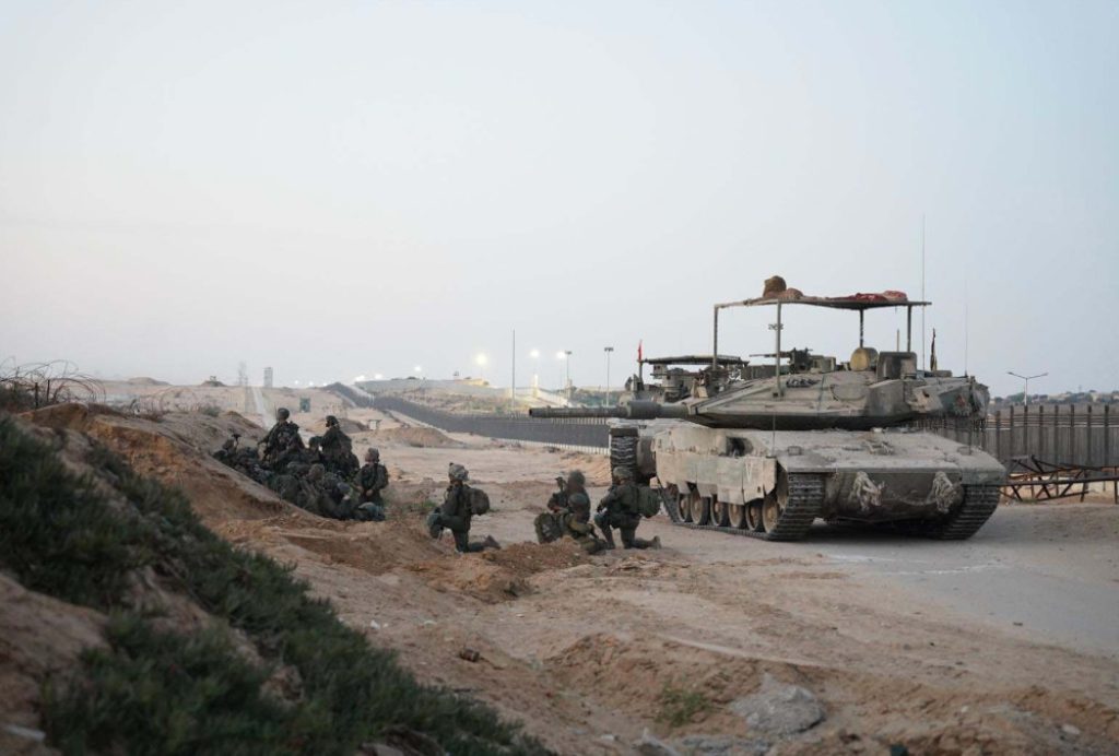 IDF soldiers in southern Gaza