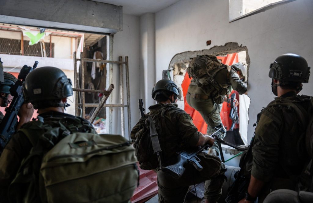 IDF Nahal Brigade operates in southern Gaza