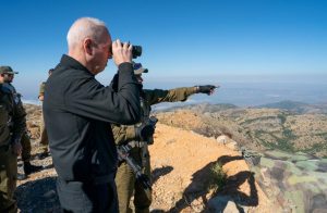 Gallant visits Mount Hermon