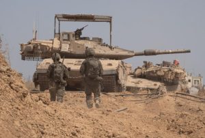 IDF tank in Gaza