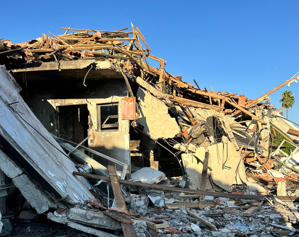 Destroyed house Katzrin