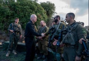 Gallant meets troops in northern Israel