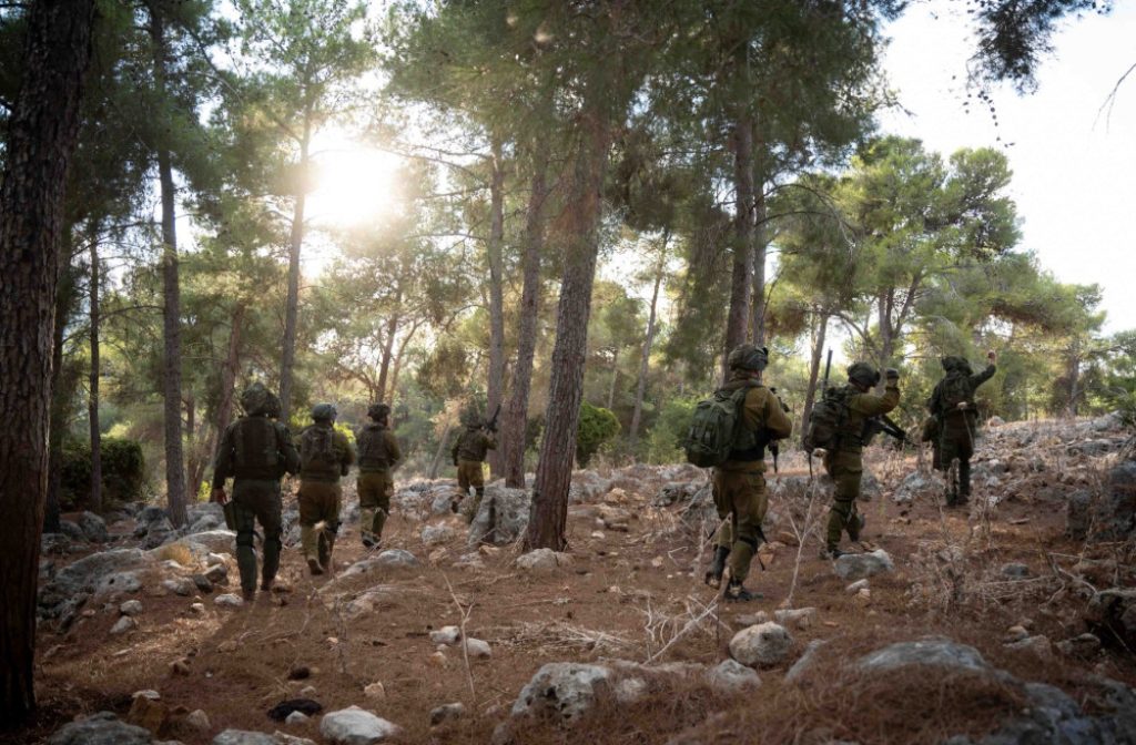 IDF soldiers forest