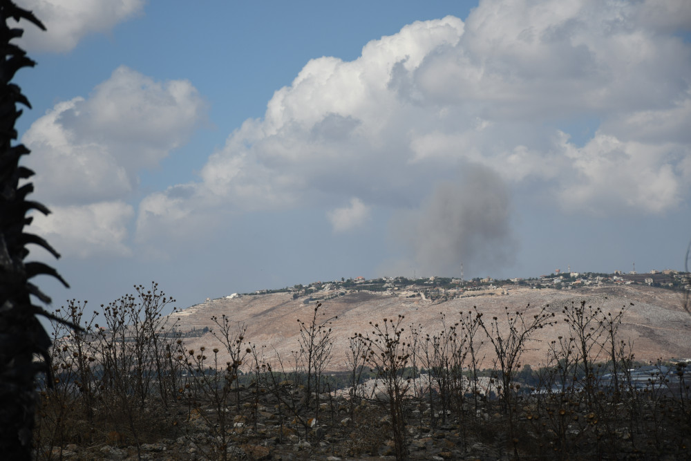 Smoke in southern Lebanon after IDF strikes