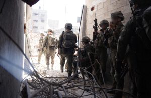 IDF troops in northern Gaza