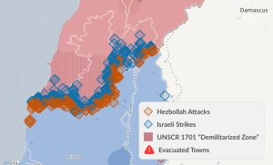 Road to Third Lebanon War map