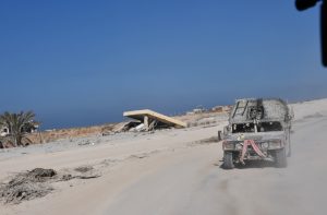 IDF Humvee in northern Gaza