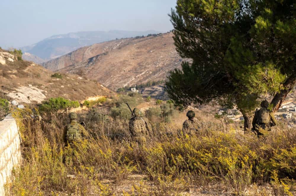 IDF soldiers in a field