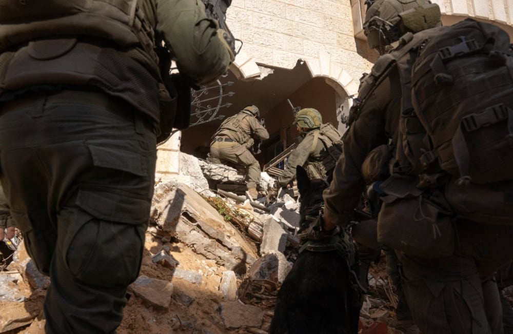 IDF troops operating in northern Gaza