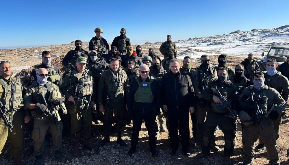 Netanyahu and Katz on Mount Hermon