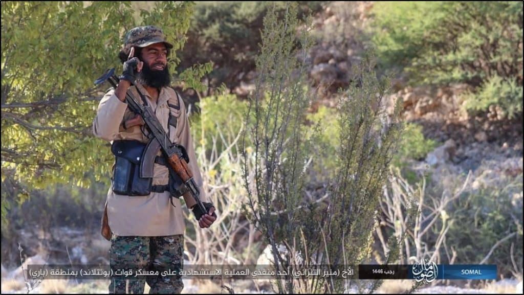 Islamic State Somalia suicide bomber