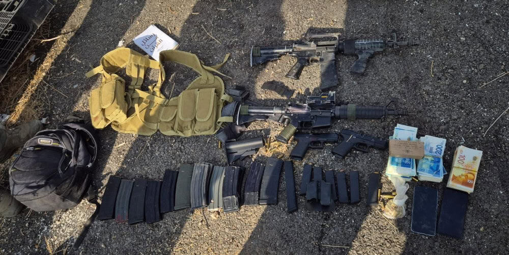 Weapons IDF captured in West Bank