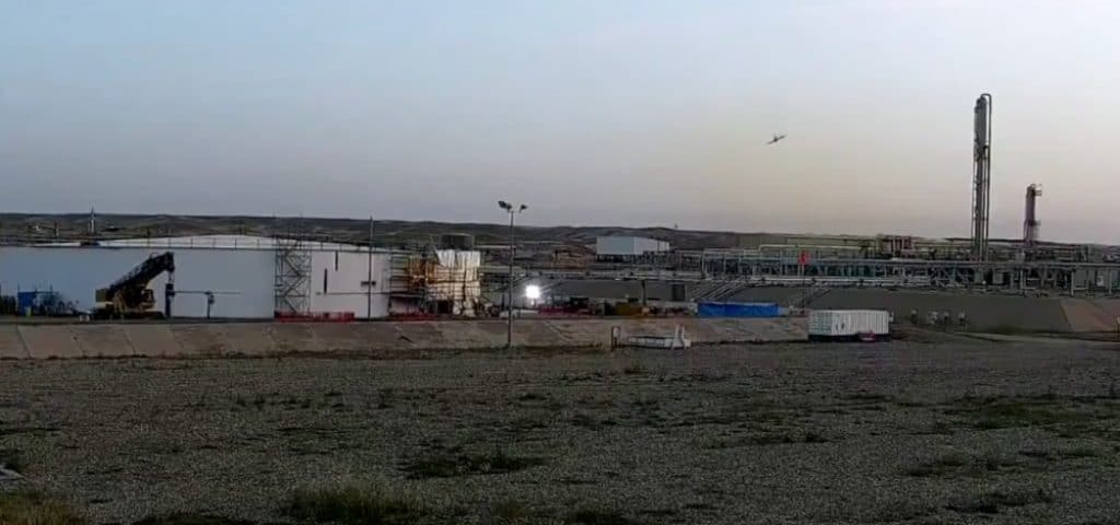 Drone attack on Kurdistan gas field