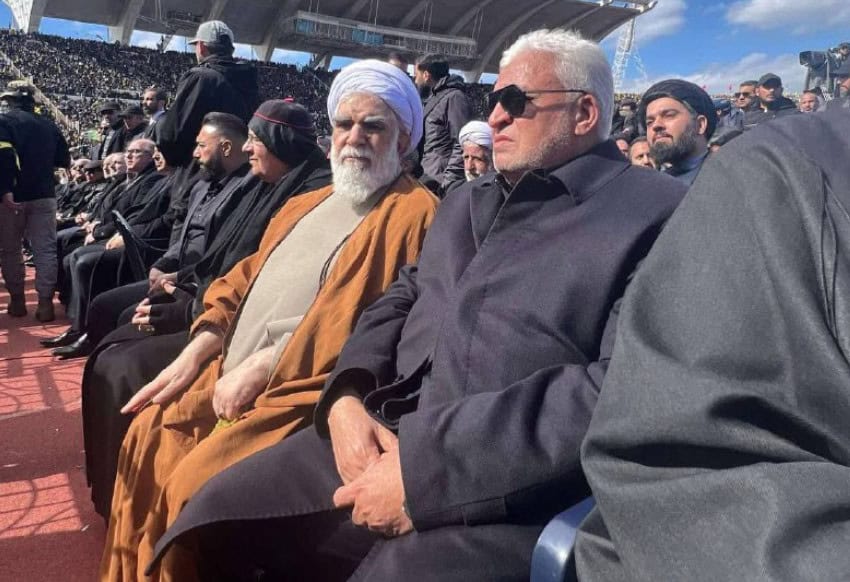 Falih al Fyyadh at Nasrallah's funeral