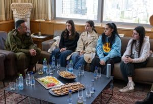 Halevi meets with Israeli hostages