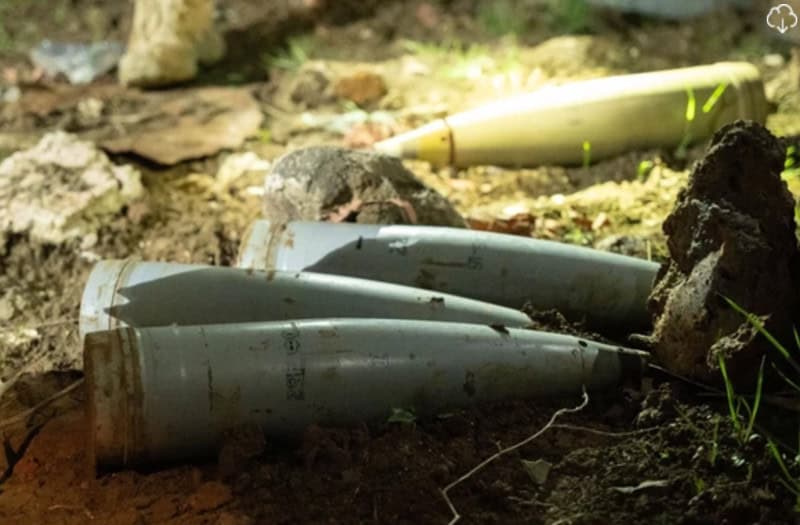 Munitions captured by IDF in Syria